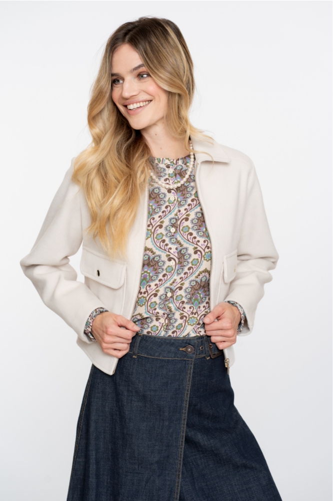 BOXY JACKET 55518 10 000010 OFF-WHITE